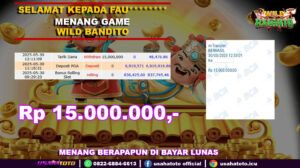 Bukti jp kemenangan game wild bandito 30 mei 25